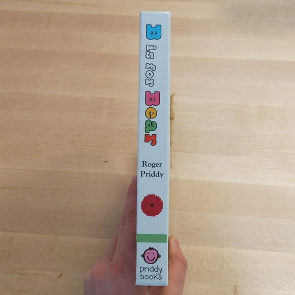 b is for bear by priddy books touch & feel baby toddler alphabet board book - Picture 4 of 9